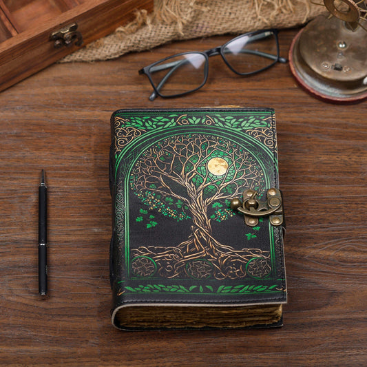 Green & Brown Tree Sketchbook & Journal