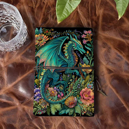 Colorful Dragon Leather Notebook