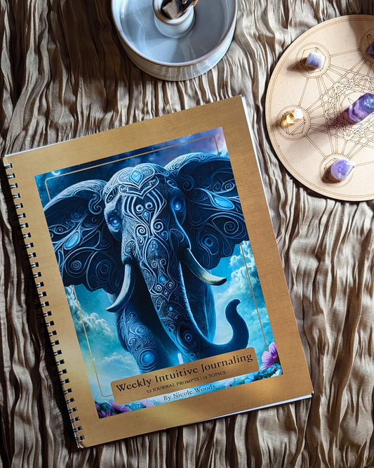 Weekly Intuitive Journal | Guided Self-Discovery Prompts | Healing, Mindfulness & Personal Growth | 8x11 Wellness Journal