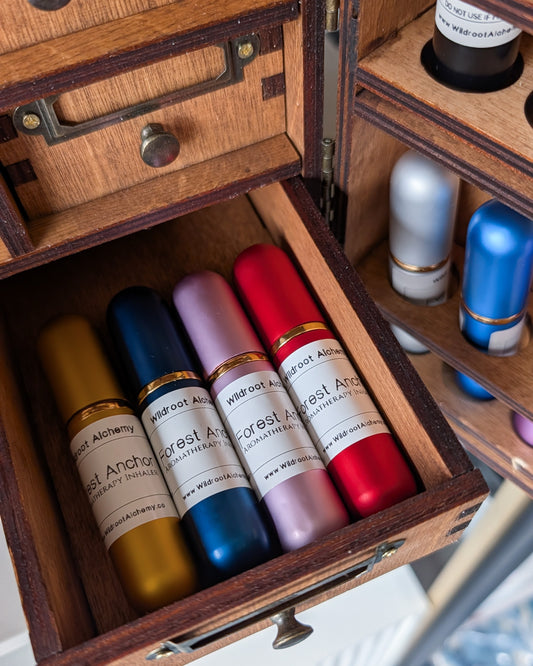 Forest Anchor Aromatherapy Inhaler • Grounding Blend