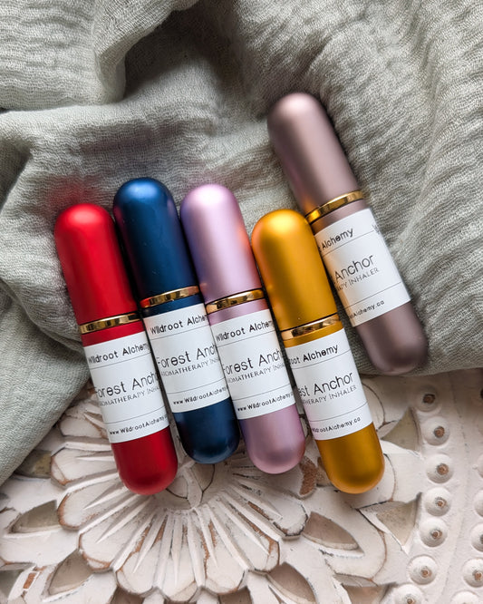 Forest Anchor Aromatherapy Inhaler • Grounding Blend