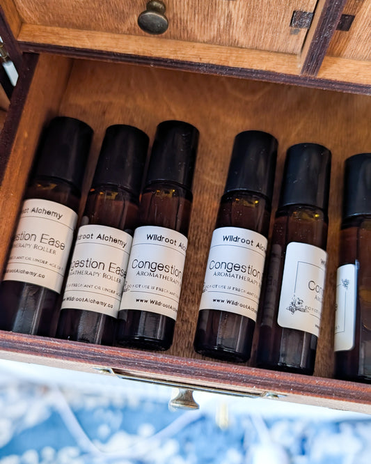 Congestion Ease Aromatherapy Roller • Sinus & Chest Support