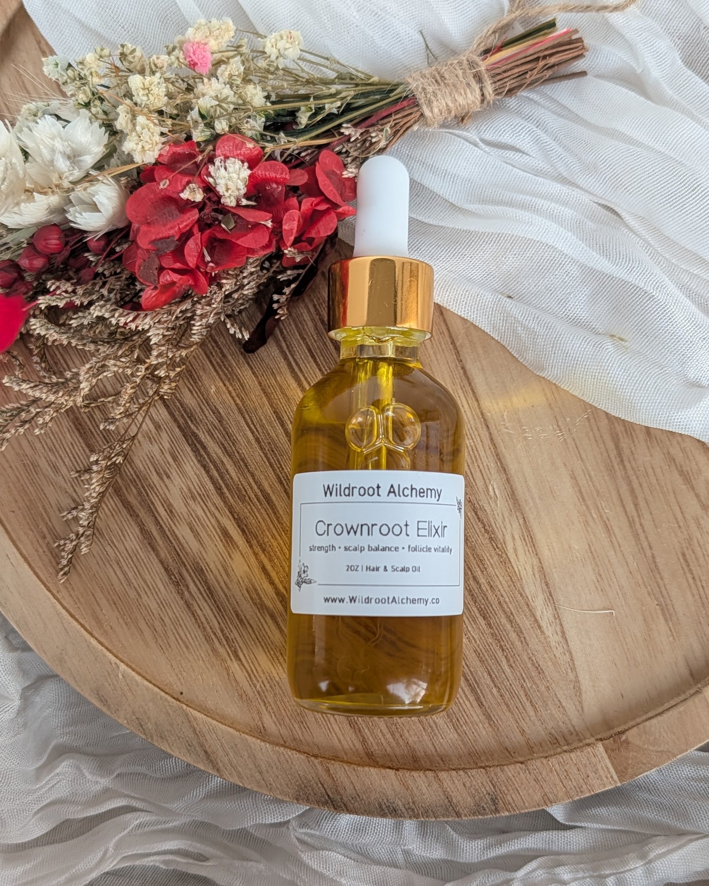 Crownroot Elixir • Botanical Hair and Scalp Oil