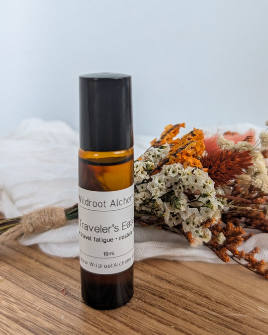 Traveler's Ease Aromatherapy Roller • Jet Lag Support