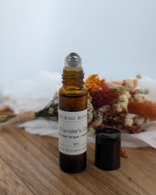 Traveler's Ease Aromatherapy Roller • Jet Lag Support