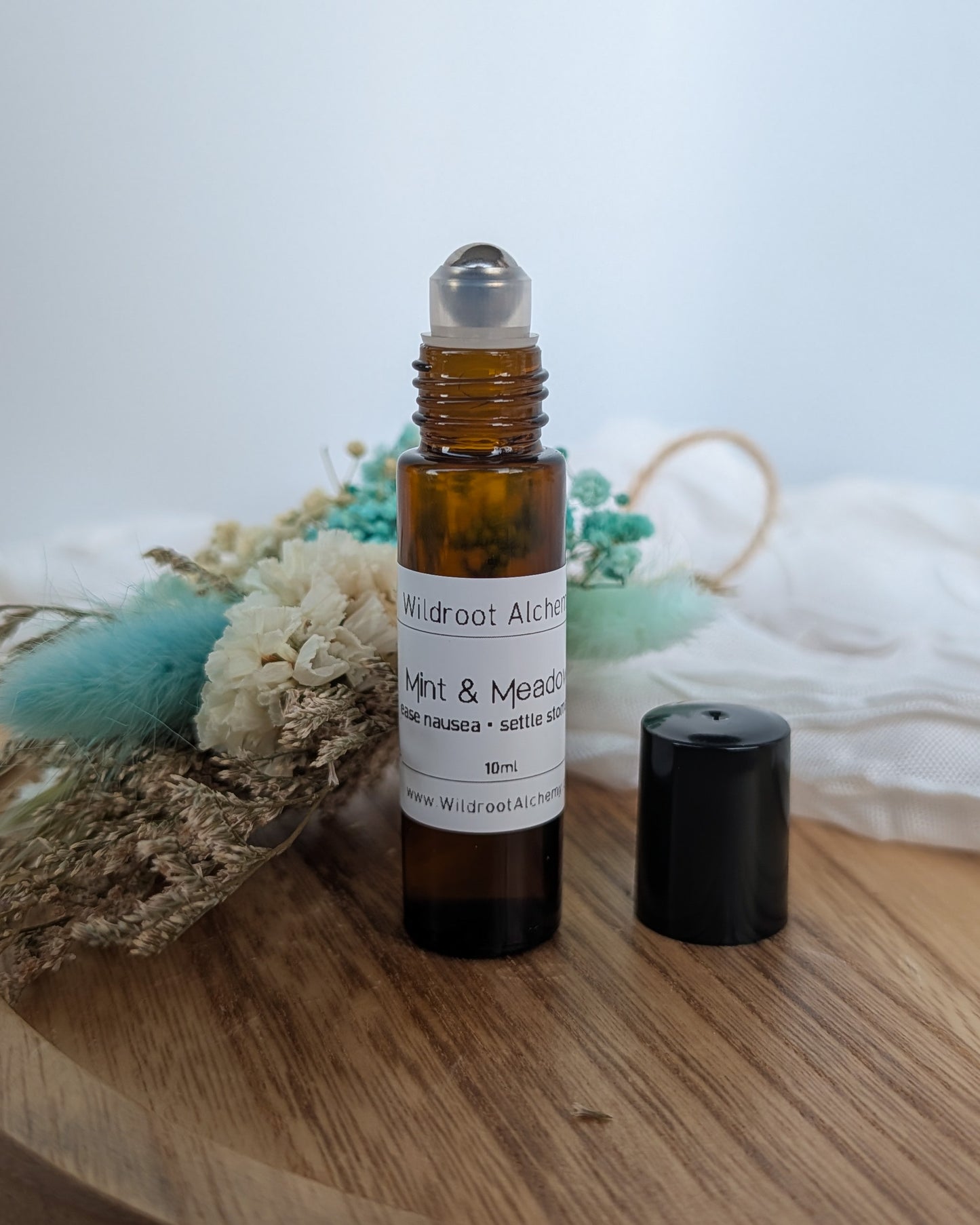 Mint & Meadow Aromatherapy Roller • Nausea Relief
