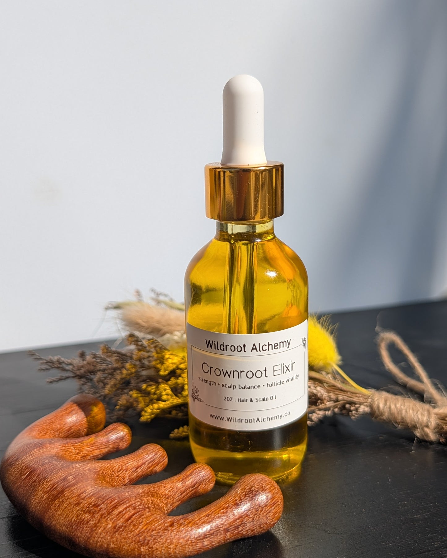 Crownroot Elixir • Botanical Hair and Scalp Oil