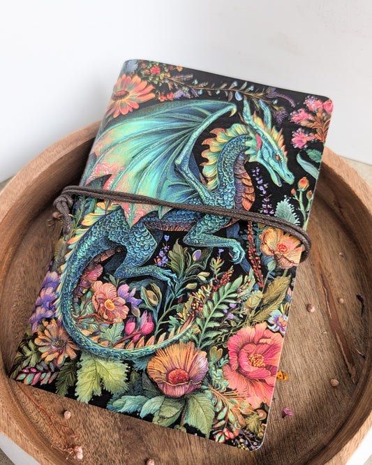 Colorful Dragon Leather Notebook