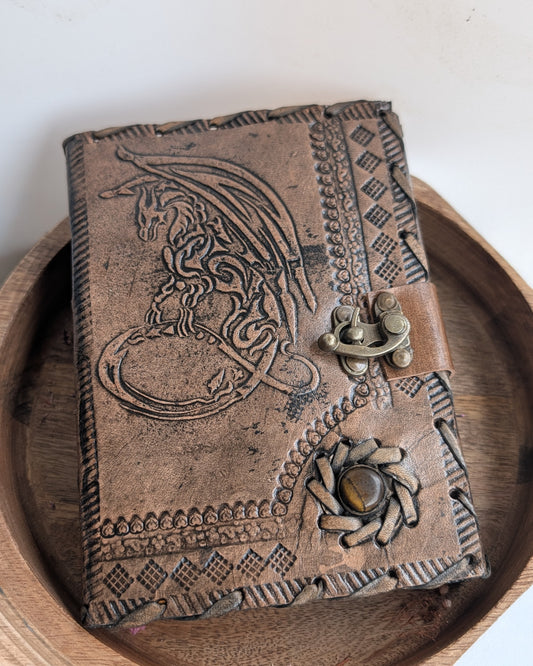 Dragon Leather Vintage-Inspired Journal