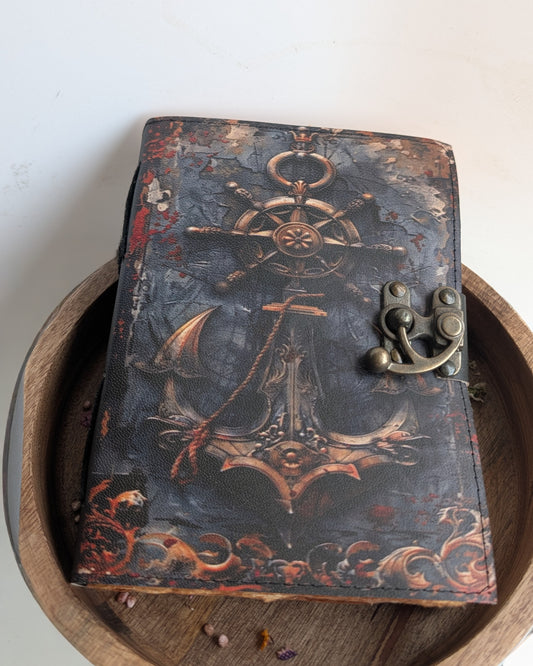 Travelers Anchor Leather Journal