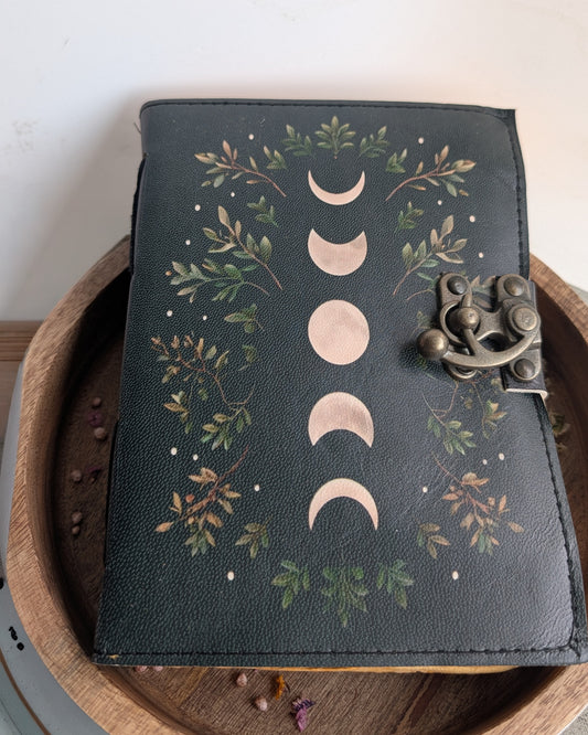 Moon Phases Vintage Traveler’s Journal