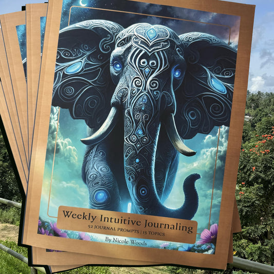 Weekly Intuitive Journal | Guided Self-Discovery Prompts | Healing, Mindfulness & Personal Growth | 8.5 x 11.5 Wellness Journal