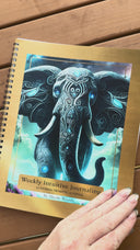 Weekly Intuitive Journal | Guided Self-Discovery Prompts | Healing, Mindfulness & Personal Growth | 8x11 Wellness Journal